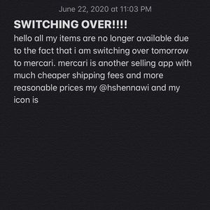 DO NOT BUY ALREADY SWITCHED OVER